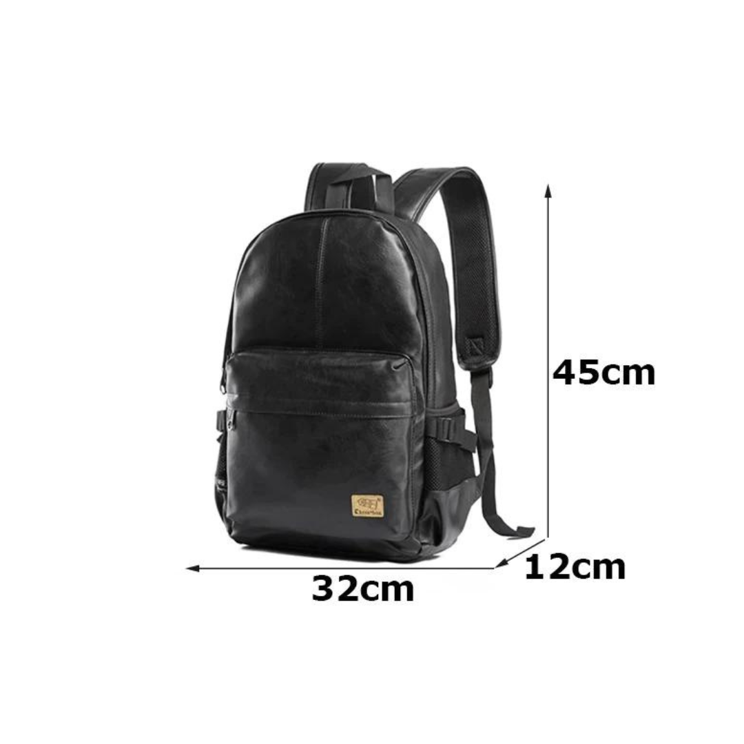 Luxury Leather Men Backpack-AVENZIE