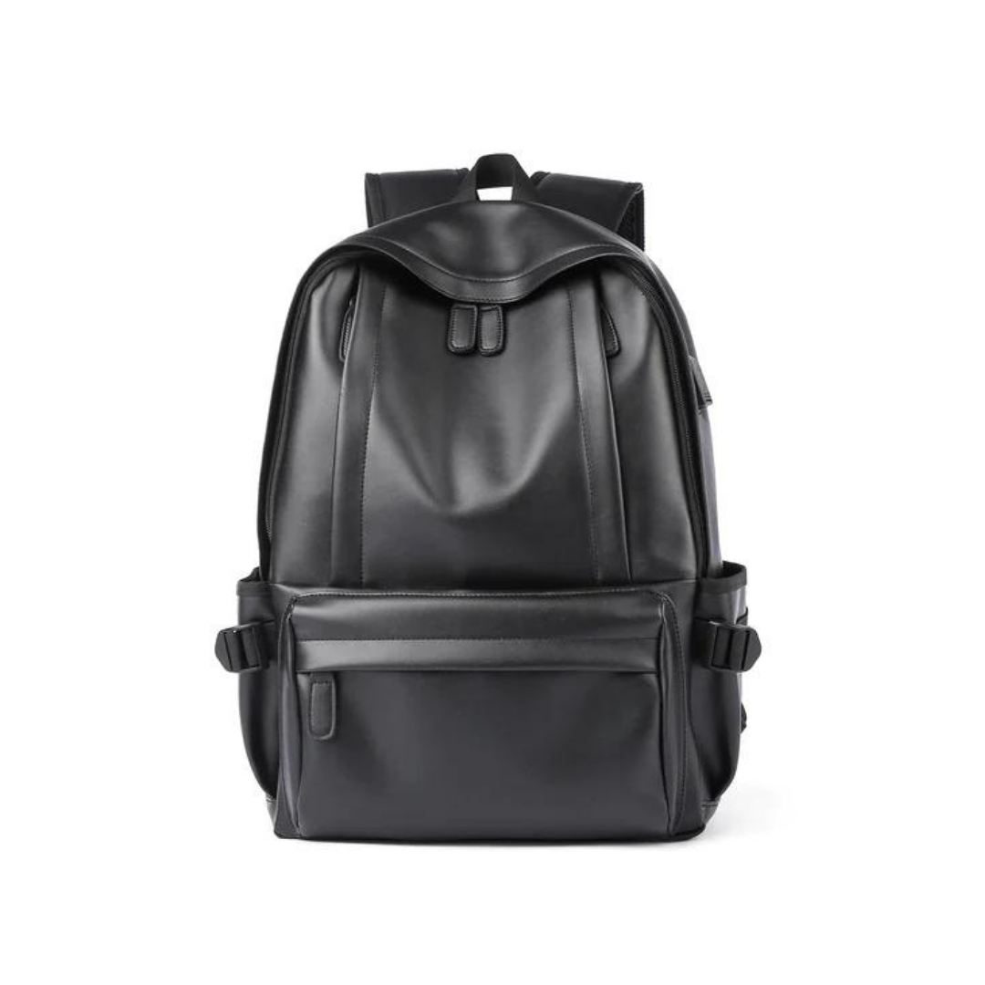 Waterproof Leather Backpack for Men-AVENZIE