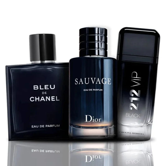 KIT 3 Perfumes Importados