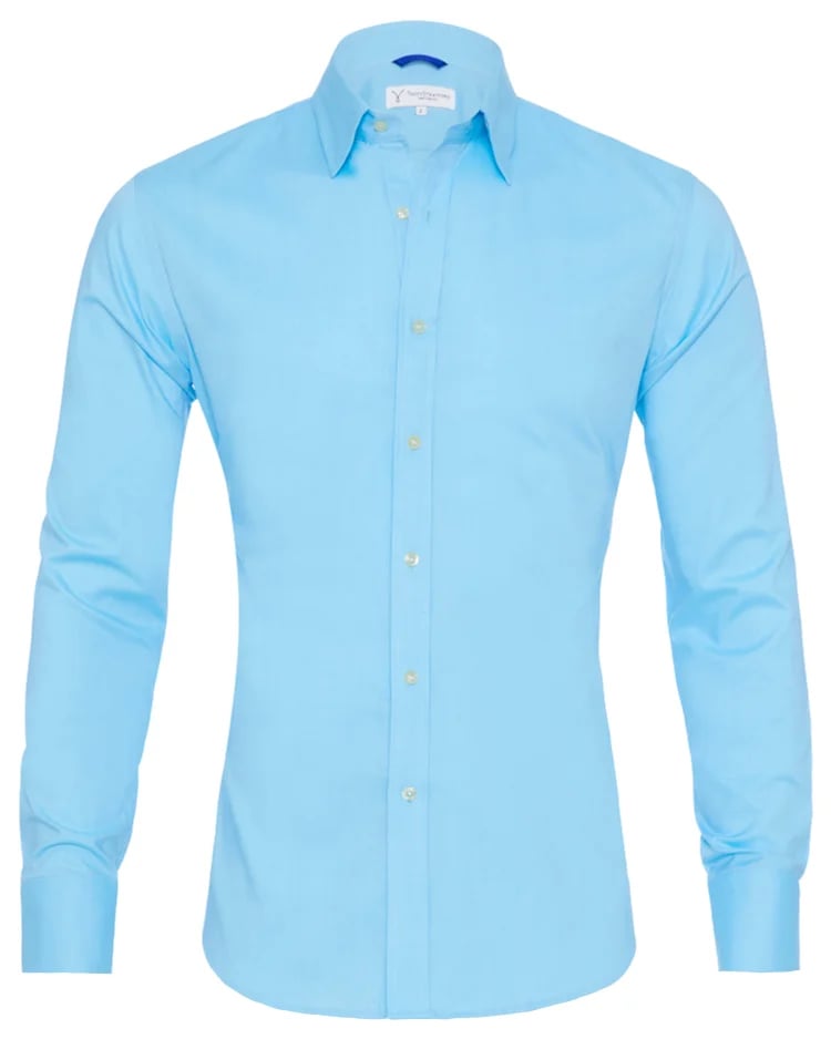 Oxford Stretch Zip Shirt-AVENZIE