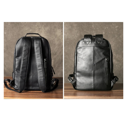 Genuine Leather Backpack for Men's-AVENZIE