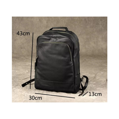 Genuine Leather Backpack for Men's-AVENZIE