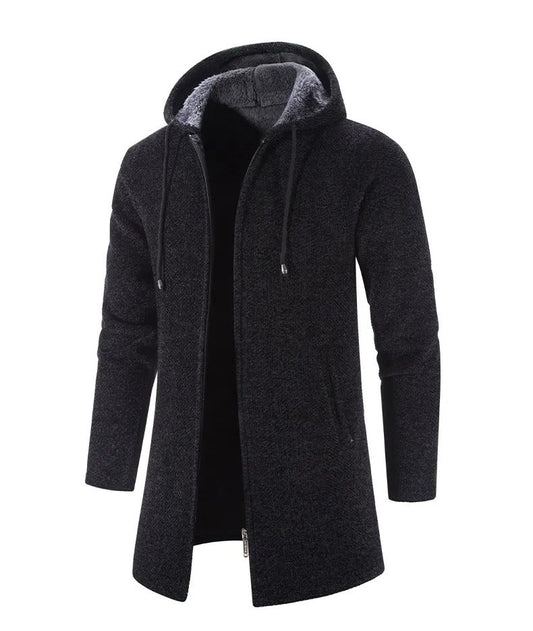 Luxury Autumn-Winter Men's Cashmere Chenille Cardigan-AVENZIE