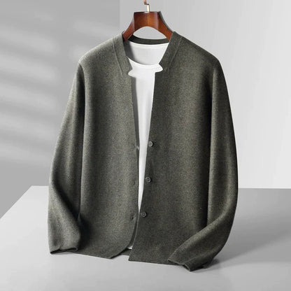 Olivier-Dupré Prestige Virgin Wool Cardigan-AVENZIE