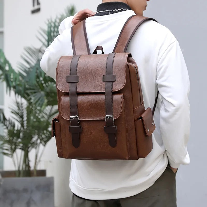 Vintage Style Men's Leather Bag-AVENZIE