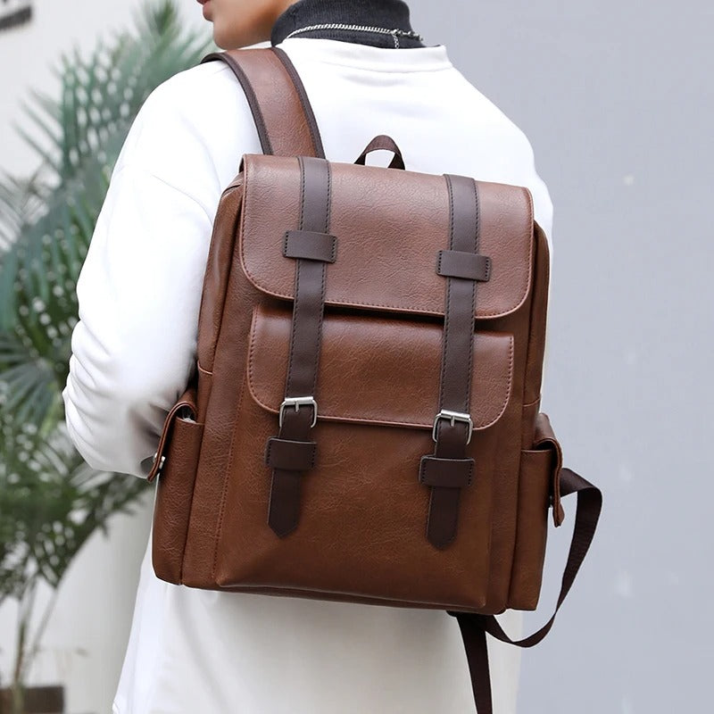 Vintage Style Men's Leather Bag-AVENZIE