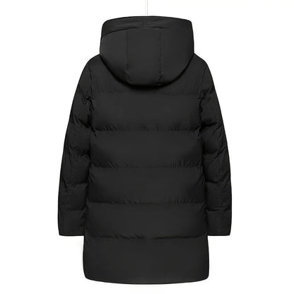 Hooded Mid-length Jacket-AVENZIE