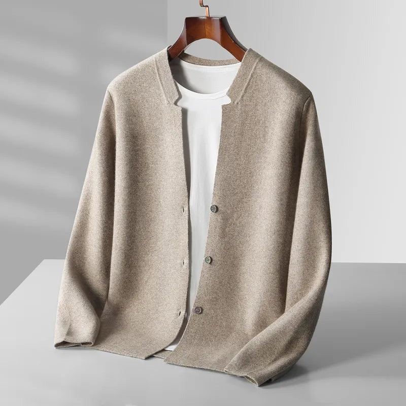 Olivier-Dupré Prestige Virgin Wool Cardigan-AVENZIE