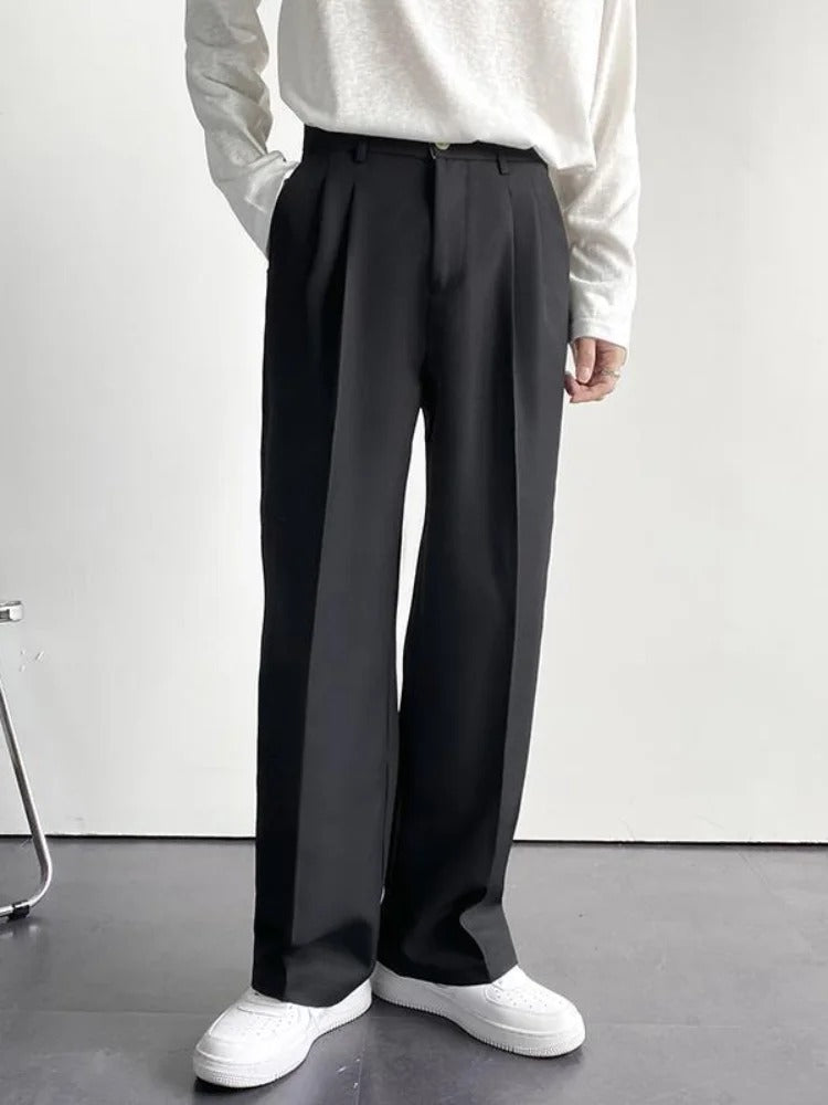 Retro Draping Trousers-AVENZIE